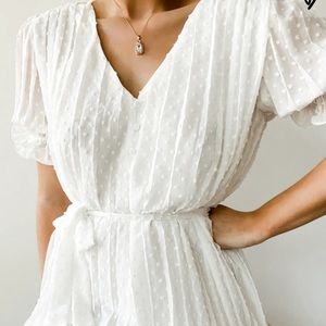BNWT Lulus White Romper